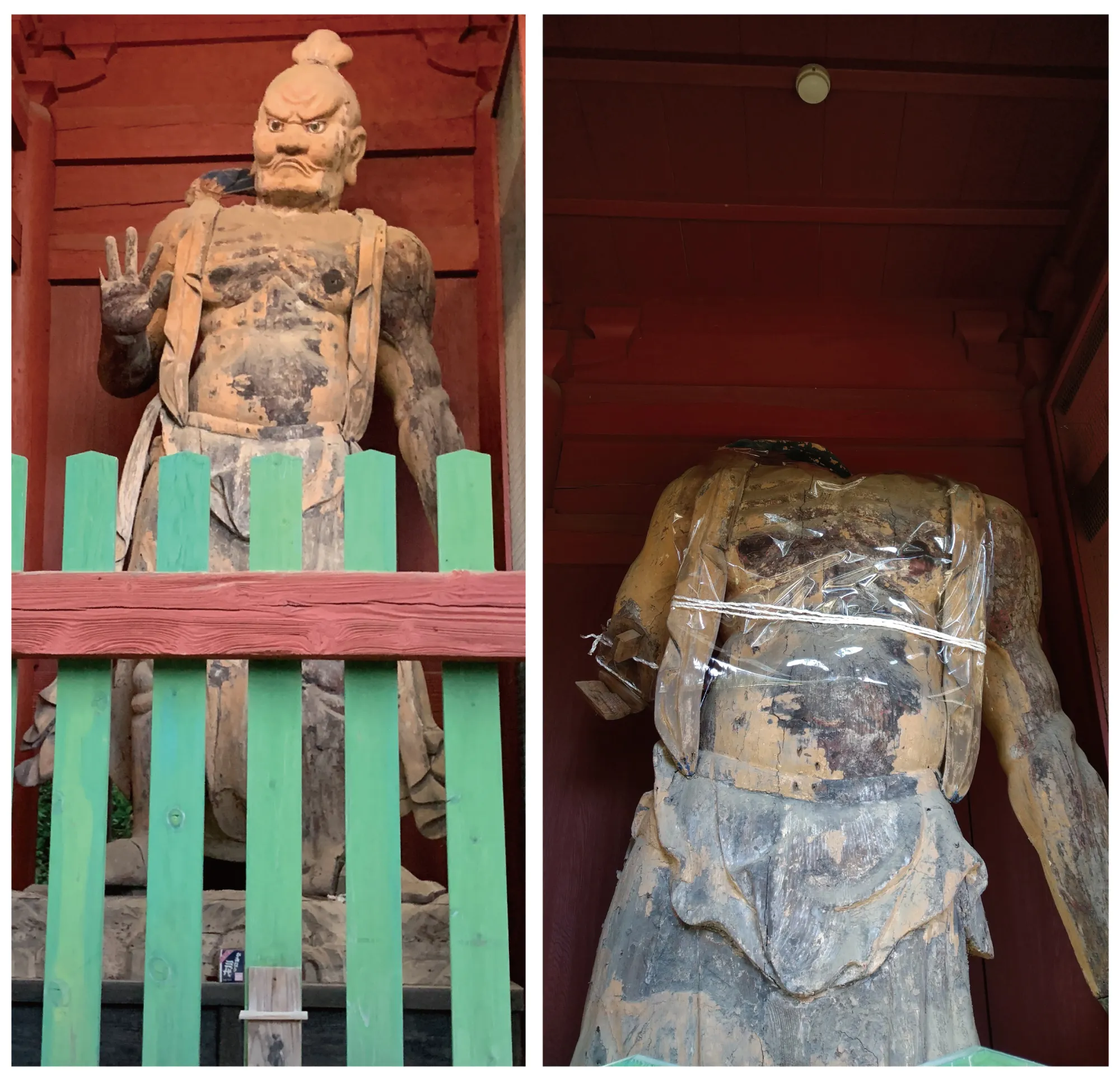 Kongo-Rikishi Statue (Un-gyo)