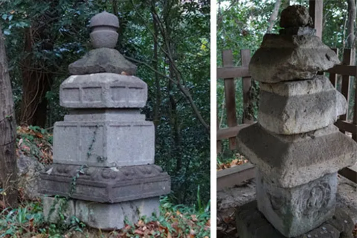 Stone layered pagoda of Oiwasan Bishamonten