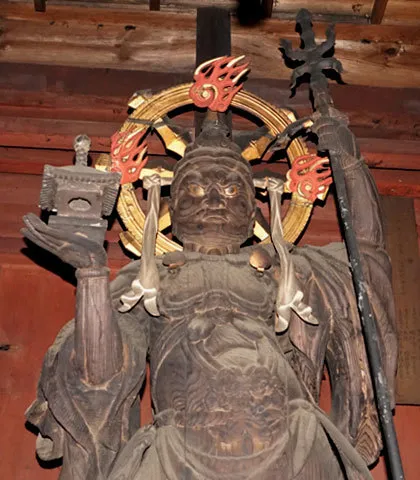  Bishamonten Statue, a cultural property designated by Tochigi Prefecture