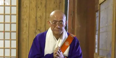 Photo of the chief priest of Saishoji Temple