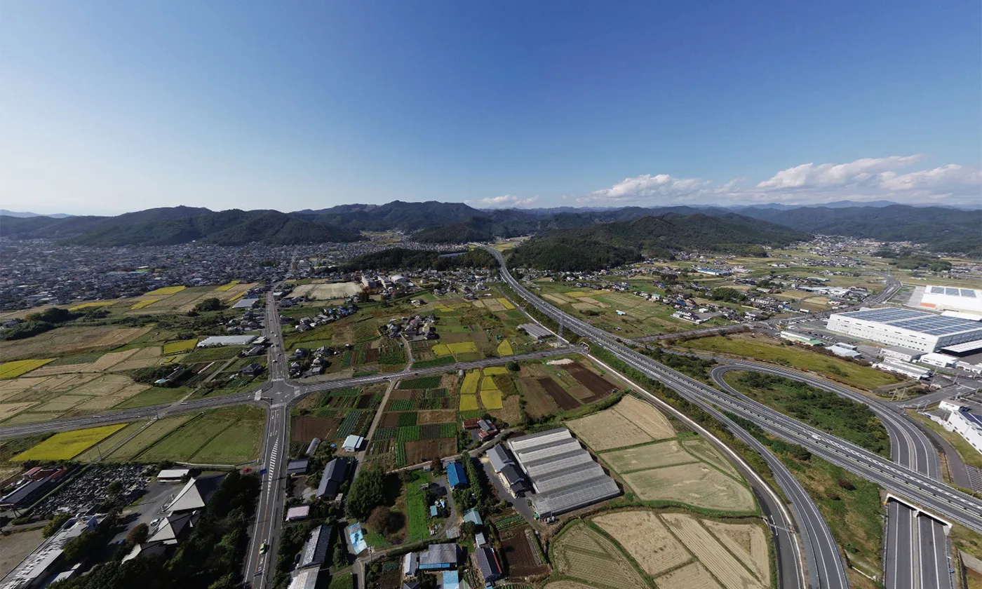 Panoramic VR tour from Kita-Kanto Expressway Ashikaga IC to Mt. Oiwa